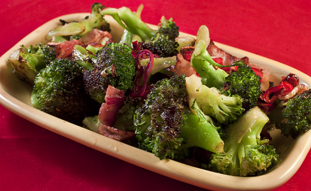 Stekt broccoli