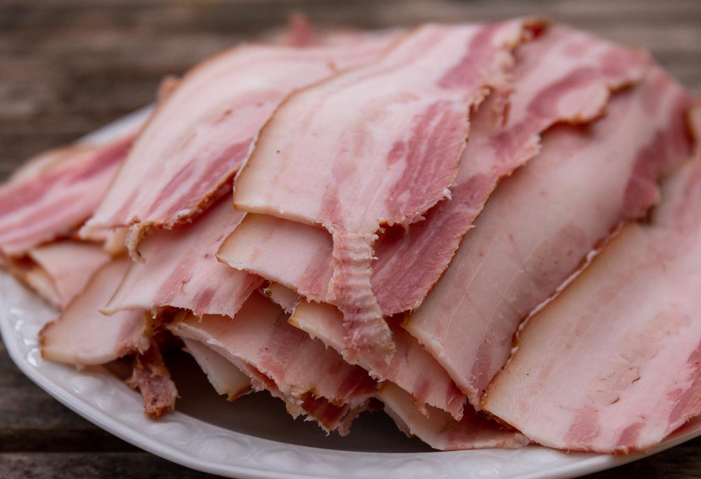Hantverksframställd  bacon