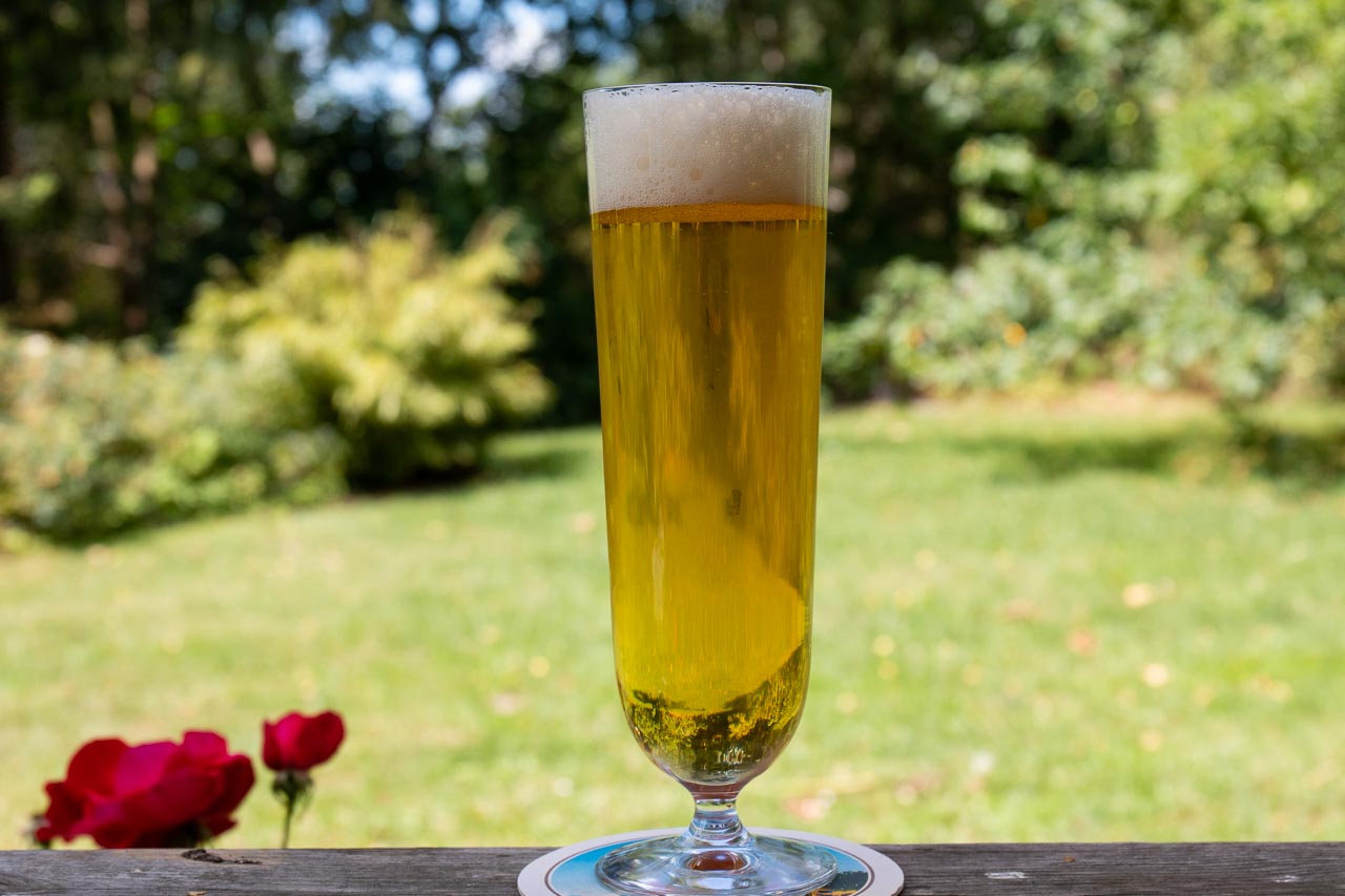 Ostsee Pils på terassen
